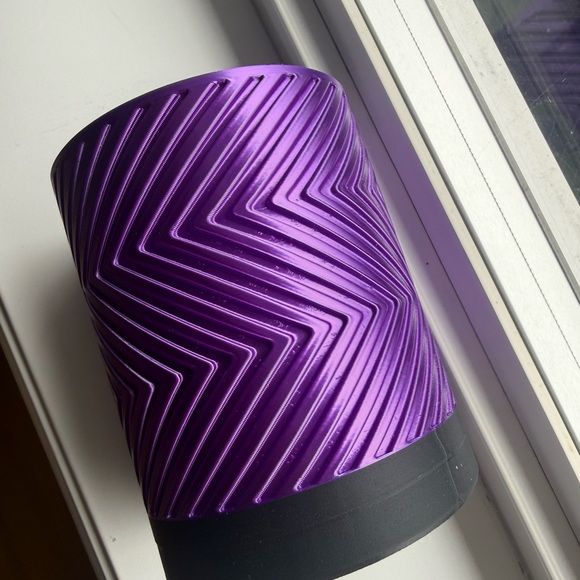 Modern Purple Zigzag Plant Pot - Small - Picture 3 of 8